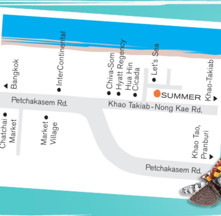 Summer Huahin712,Side Sea View,Near Beach&Cicada,Beautiful Swimming Pool Exteriér fotografie